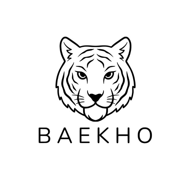 Baekho Coffee and Ice Cream Logo