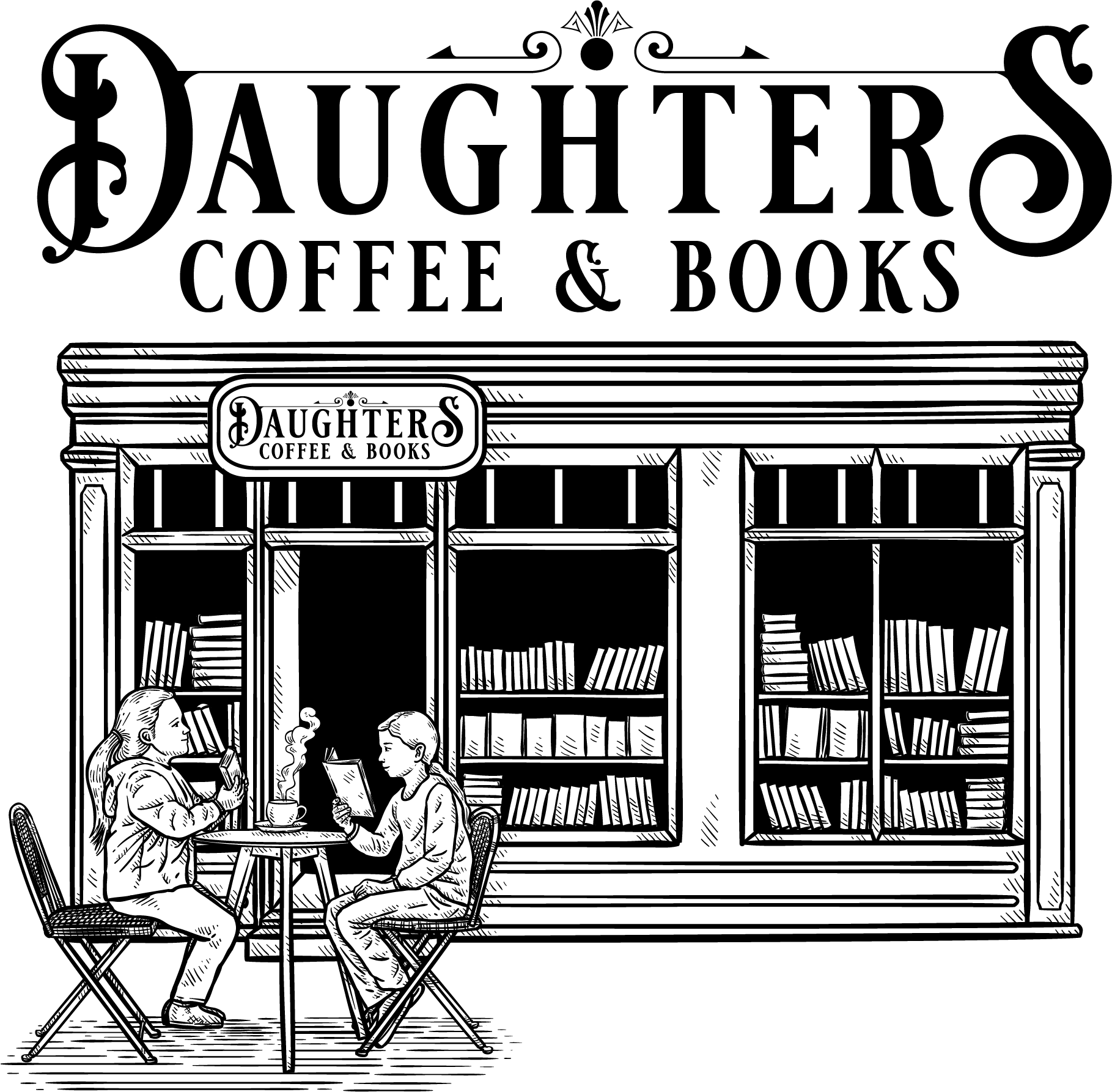 Daughters Coffee & Books Logo